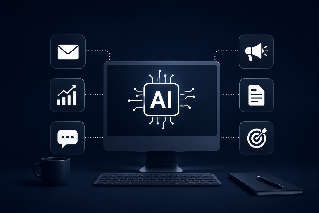AI in digital marketing automation vs human strategy"